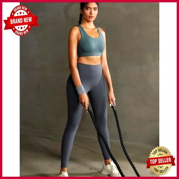 High Waist Leggings with Pockets, Tummy Control, Buttery Soft Yoga Pants - Picture 5 of 7